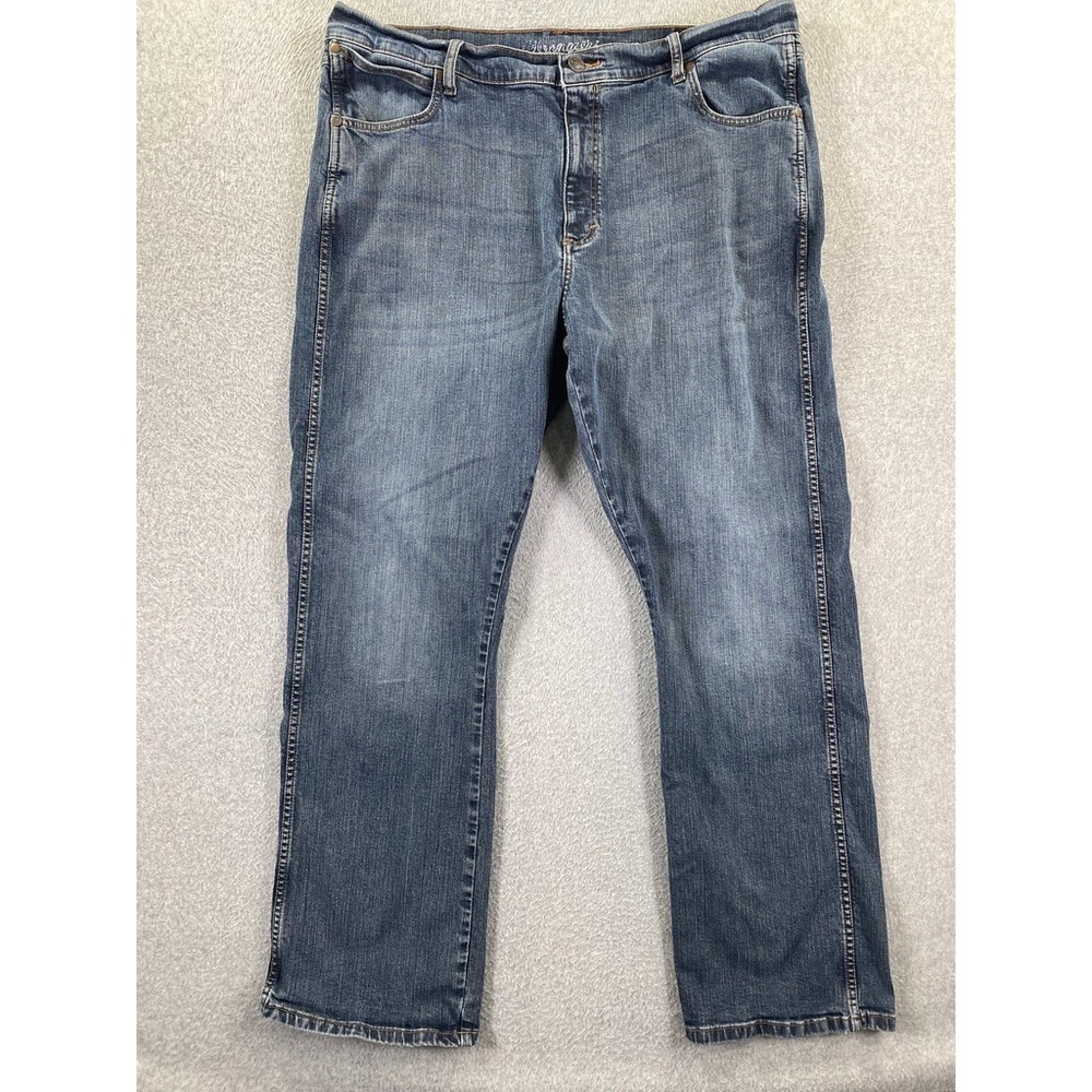 Wrangler Retro Jeans Mens 40x34 Relaxed Boot Western Cowboy 5-Pocket Denim Blue